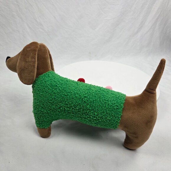 Target Wondershop 2023 Dog Christmas Sweater Novelty Throw Pillow Dachshund - Picture 2 of 3